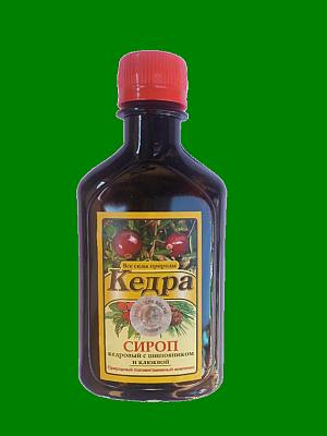 Cedrový sirup s sipek a klikva
